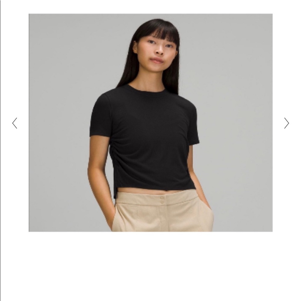 LULULEMON Side cinched crop top